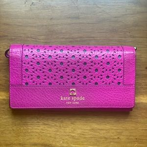Magenta Kate Spade Clutch/Wallet